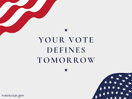 your vote defines tomorrow