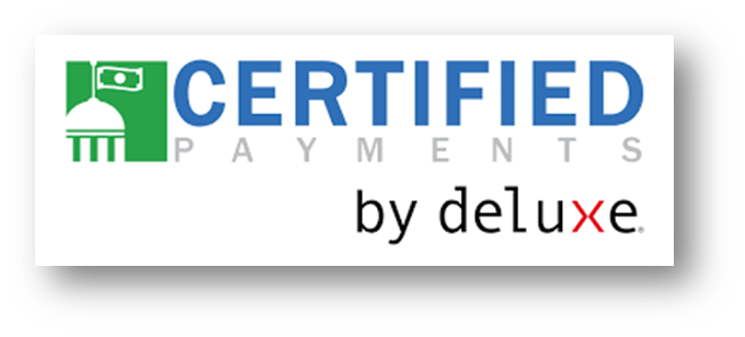 certified payments by deluxe3D